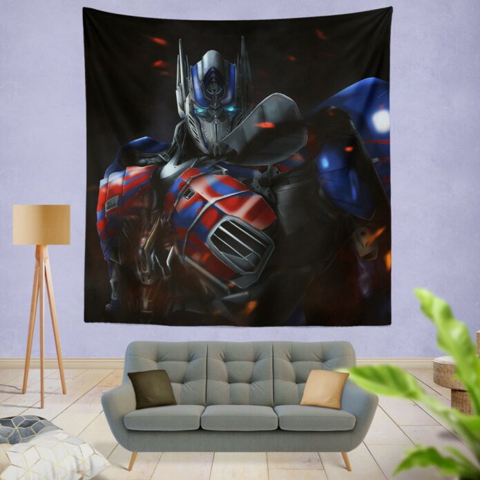 Optimus Prime Artwork Transformers Movie Wall Hanging Tapestry