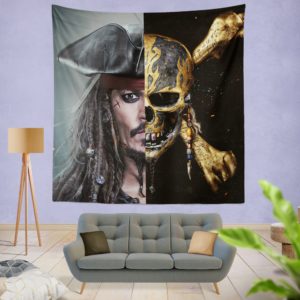 Pirates of the Caribbean Johnny Depp Wall Hanging Tapestry