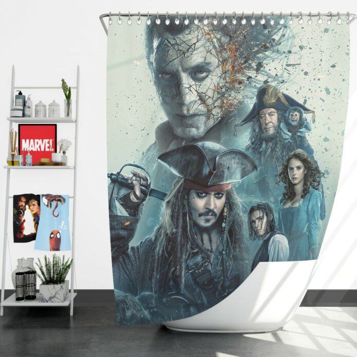 Pirates of the Caribbean Salazar Revenge Shower Curtain