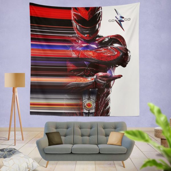 Power Rangers the Red Ranger Wall Hanging Tapestry