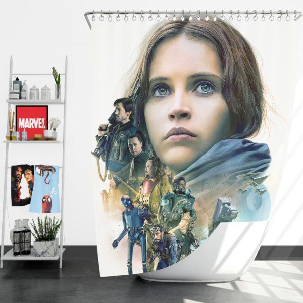 Rogue One A Star Wars Story Movie Shower Curtain