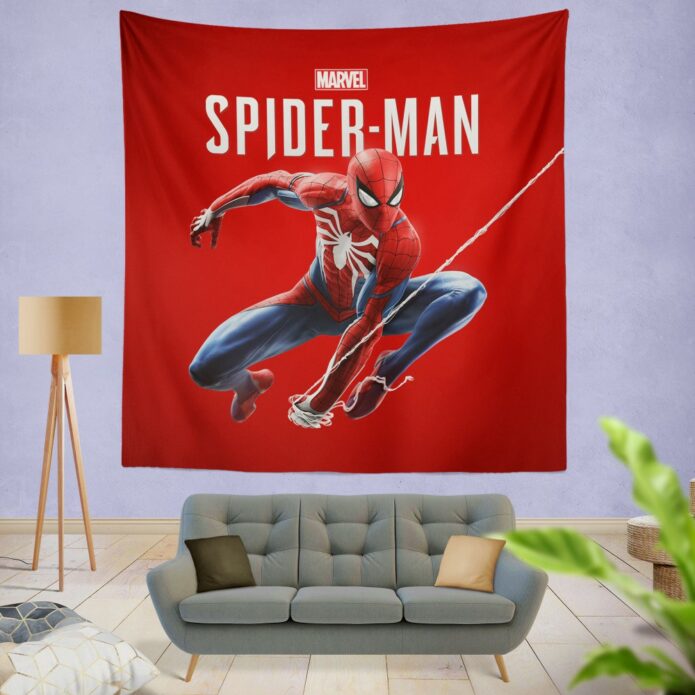 Spider Man Comics Marvel Avengers Wall Hanging Tapestry