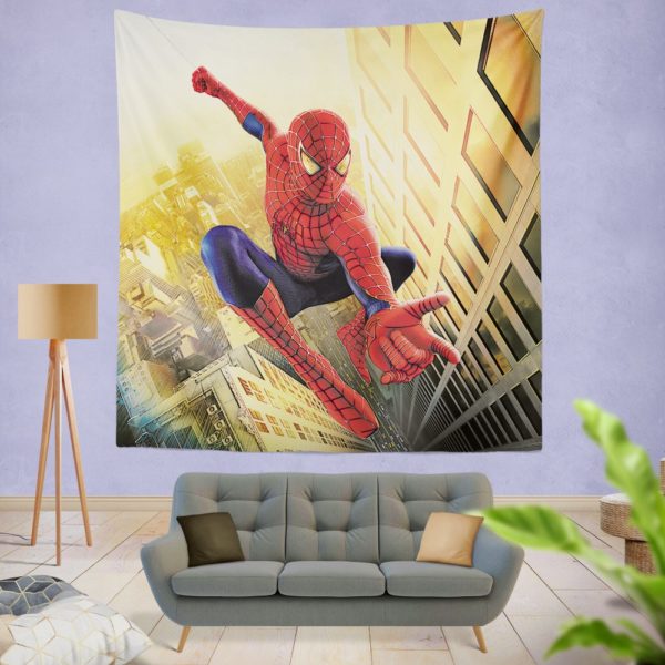 Spider Man Marvel Comics Avengers Wall Hanging Tapestry