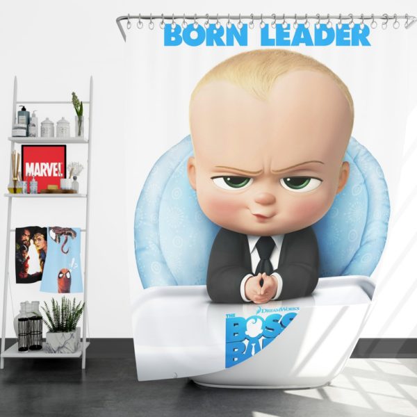 The Boss Baby Animation Movies Shower Curtain