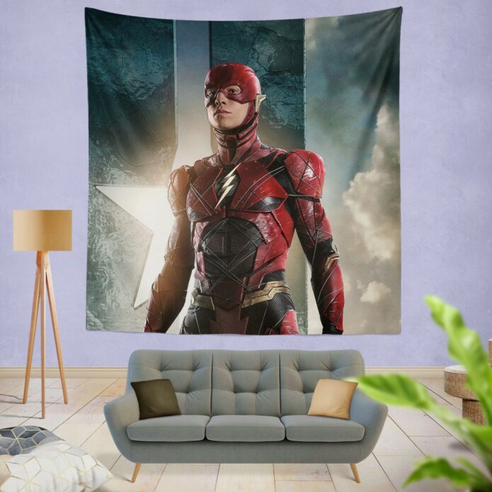The Flash Justice League Wall Hanging Tapestry