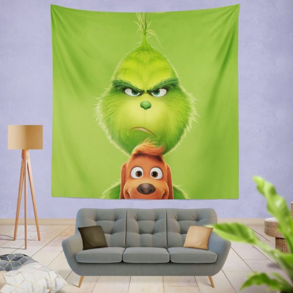 The Grinch Movie Wall Hanging Tapestry