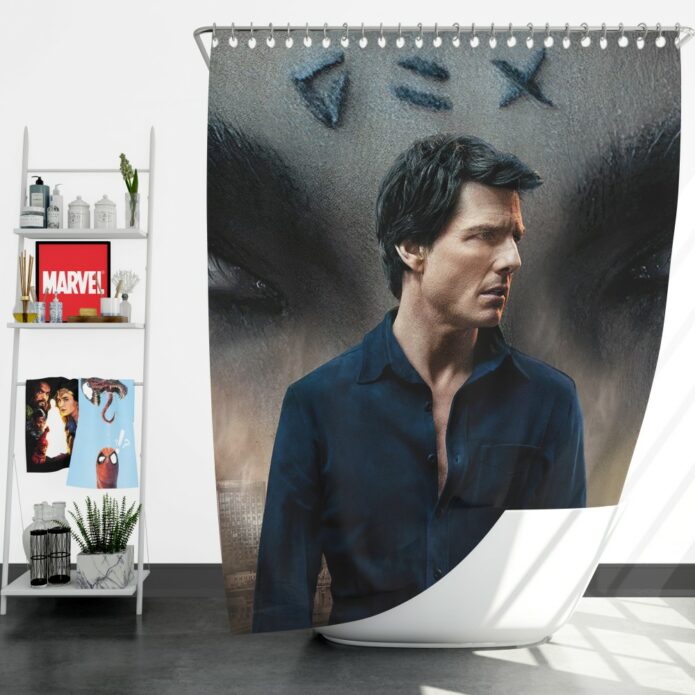 The Mummy Movie Tom Cruise Shower Curtain