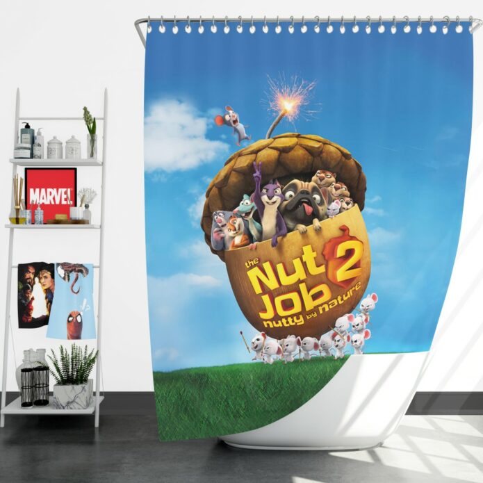The Nut Job 2 Nutty By Nature Animation Movie Shower Curtain