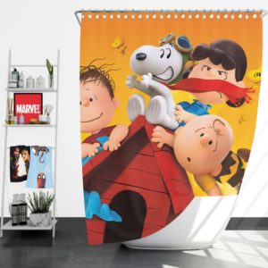 The Peanuts Animation Movie Shower Curtain