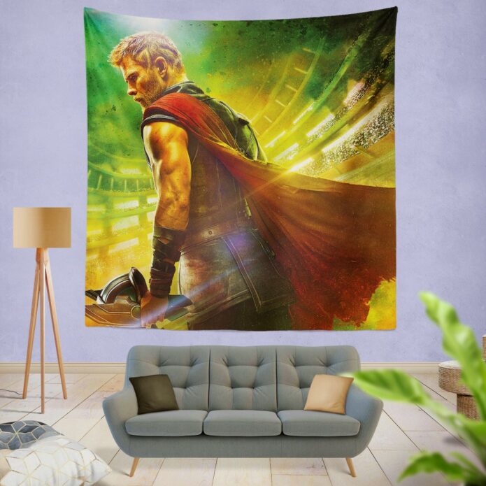 Thor Ragnarok Chris Hemsworth Wall Hanging Tapestry