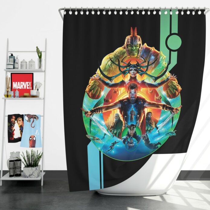 Thor Ragnarok Movie Shower Curtain