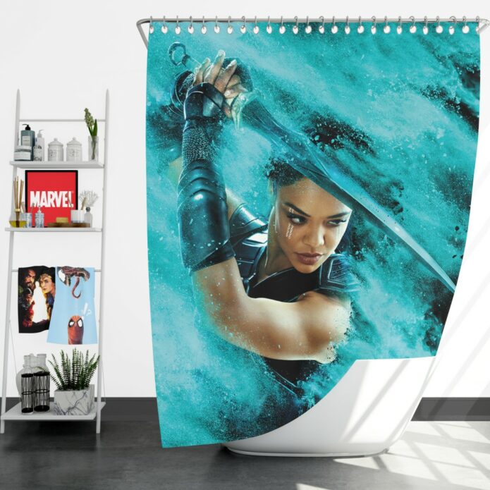 Thor Ragnarok Valkyrie Tessa Thompson Shower Curtain