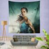 Tomb Raider Alicia Vikander Lara Croft Blanket Wall Hanging Tapestry