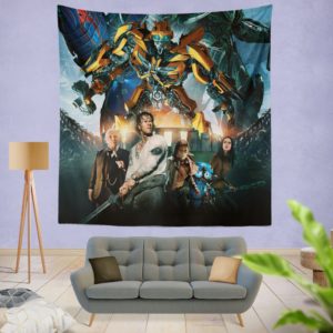 Transformers the Last Knight Bumblebee Mark Wahlberg Wall Hanging Tapestry