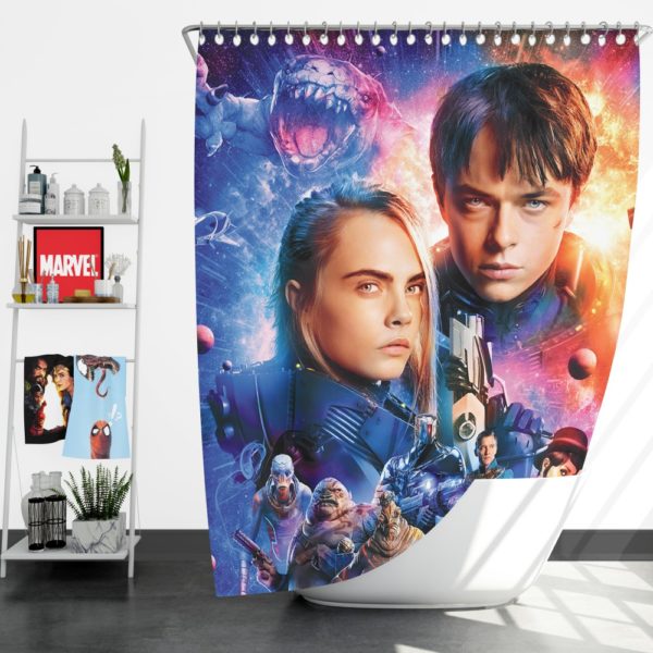 Valerian And The City Of A Thousand Planets Shower Curtain