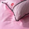 Victorias Secret Pink Embroidery Egyptian Cotton Bedding Set Model 4 6