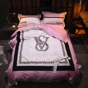 Victorias Secret Pink Embroidery Egyptian Cotton Bedding Set Model 7 2