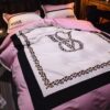 Victorias Secret Pink Embroidery Egyptian Cotton Bedding Set Model 7 3