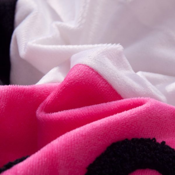 Victorias Secret Pink Embroidery Flannel Bedding Set Model 4 13