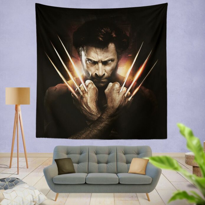 Wolwerine Hugh Jackman Wall Hanging Tapestry