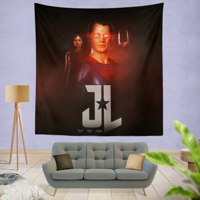 Wonder Woman Superman Batman Wall Hanging Tapestry