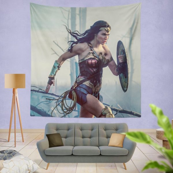 Wonder Women Girls Super Heroine Wall Hanging Tapestry