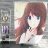 Anime Girl Blue Eyes Shower Curtain