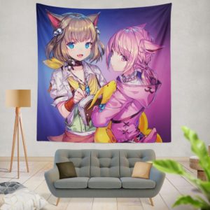 Anime Girl Final Fantasy Wall Hanging Tapestry