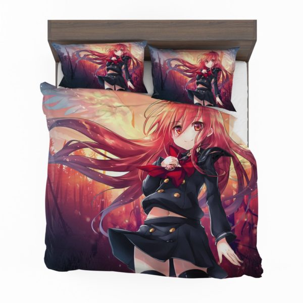 Anime Girl Fire Angel Bedding Set 2