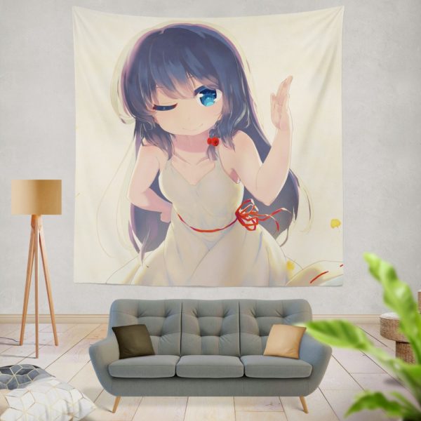Anime Girl Japanes Cartoon Wall Hanging Tapestry