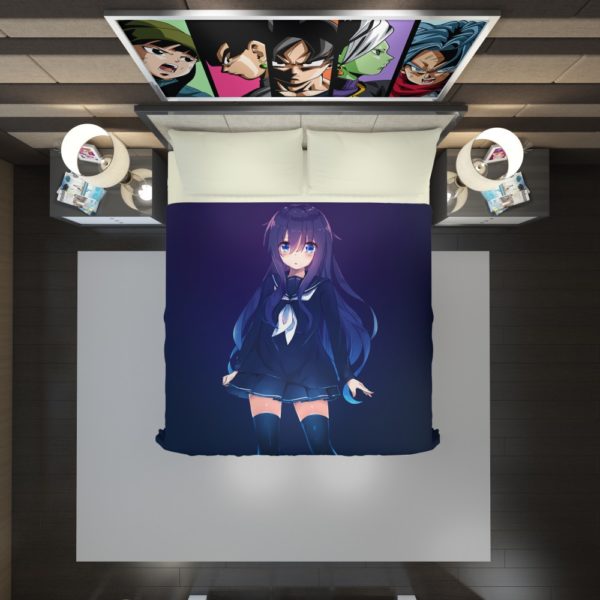 Anime Girl School Uniform Duvet Cover 2