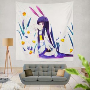 Anime Girl Violet Wall Hanging Tapestry