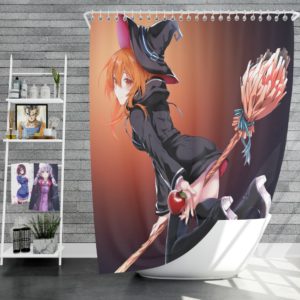 Anime Girl Wich Magic Teen Shower Curtain