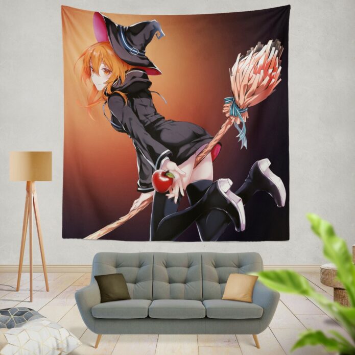 Anime Girl Wich Magic Teen Wall Hanging Tapestry