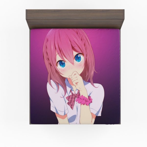 Anime Girl Yawning Teen Fitted Sheet