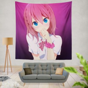 Anime Girl Yawning Teen Wall Hanging Tapestry