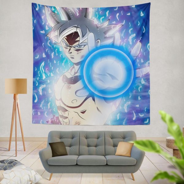 Blue Ultra Instinct Goku Teen Wall Hanging Tapestry