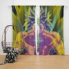 Broly Dragon Ball Japanese Anime Bedroom Window Curtain