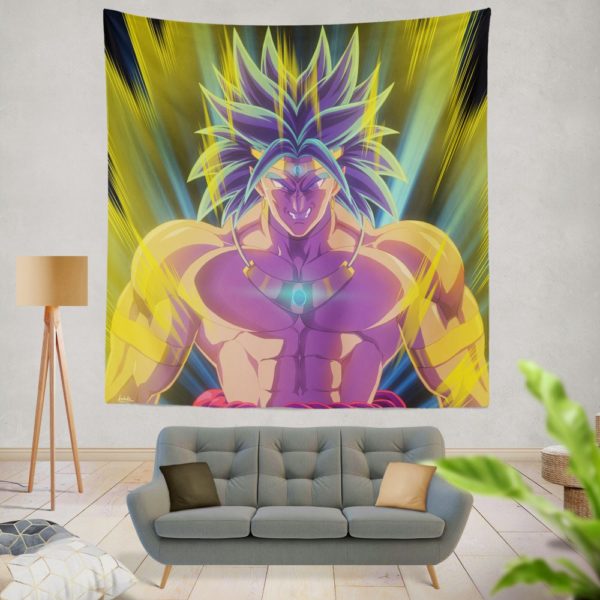 Broly Dragon Ball Japanese Anime Wall Hanging Tapestry
