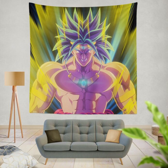 Broly Dragon Ball Japanese Anime Wall Hanging Tapestry