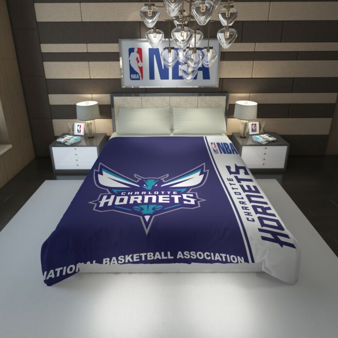 Charlotte Hornets NBA Basketball Duvet Cover 1