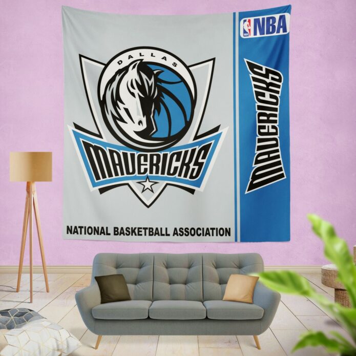 Dallas Mavericks NBA Basketball Bedroom Wall Hanging Tapestry