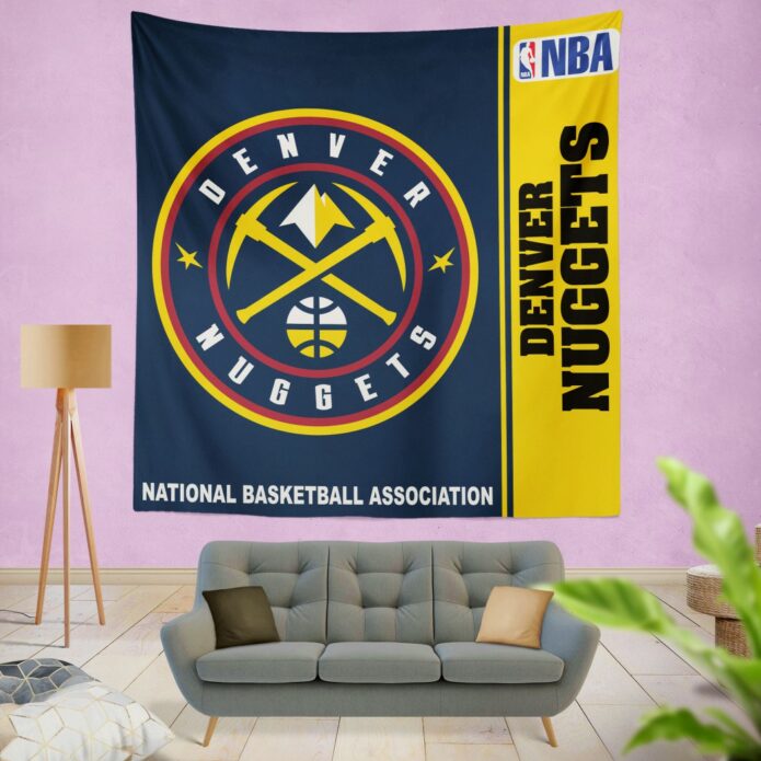 Denver Nuggets NBA Basketball Bedroom Wall Hanging Tapestry