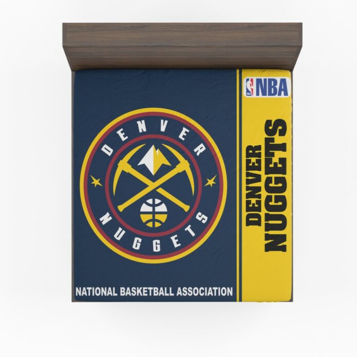 Denver Nuggets NBA Basketball Fitted Sheet