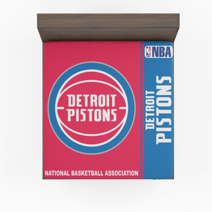 Detroit Pistons NBA Basketball Fitted Sheet