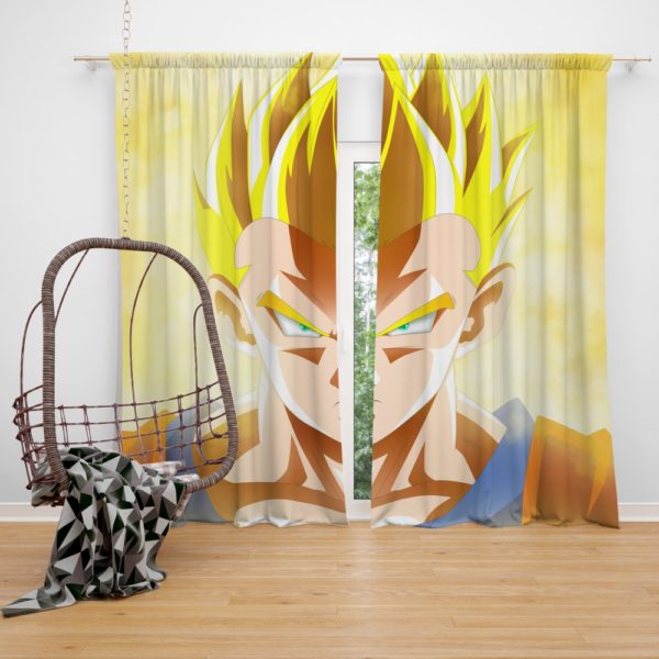Dragon Ball Super Son Goku Anime Boy Bedroom Window Curtain