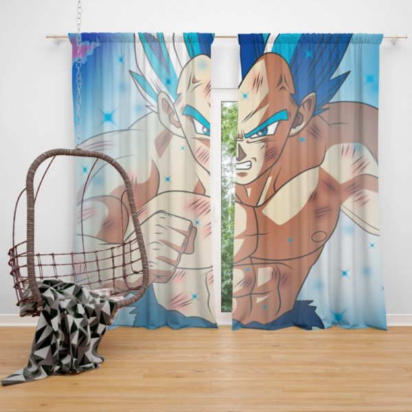 Dragon Ball Vegeta Anime Boy Bedroom Window Curtain