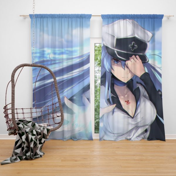 Esdeath Akame Ga Kill Japanese Bedroom Window Curtain