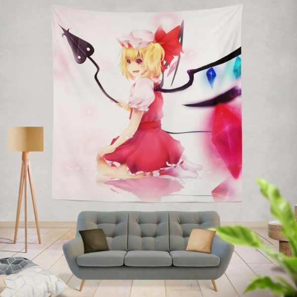 Flandre Scarlet Anime Girl Vampire Wall Hanging Tapestry