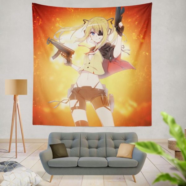 Girls Frontline Nuclear Guns Anime Wall Hanging Tapestry